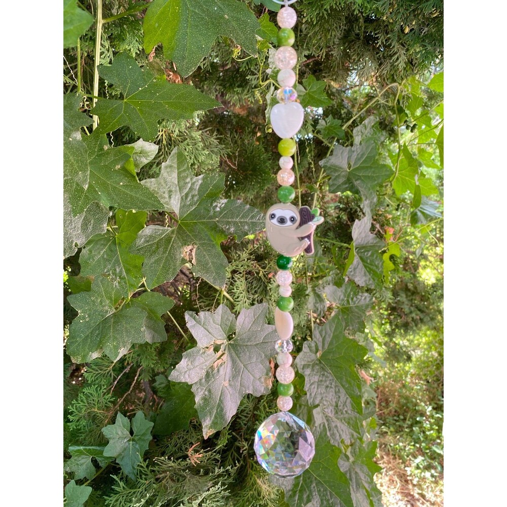 Relaxing Sloth Prism window catcher
